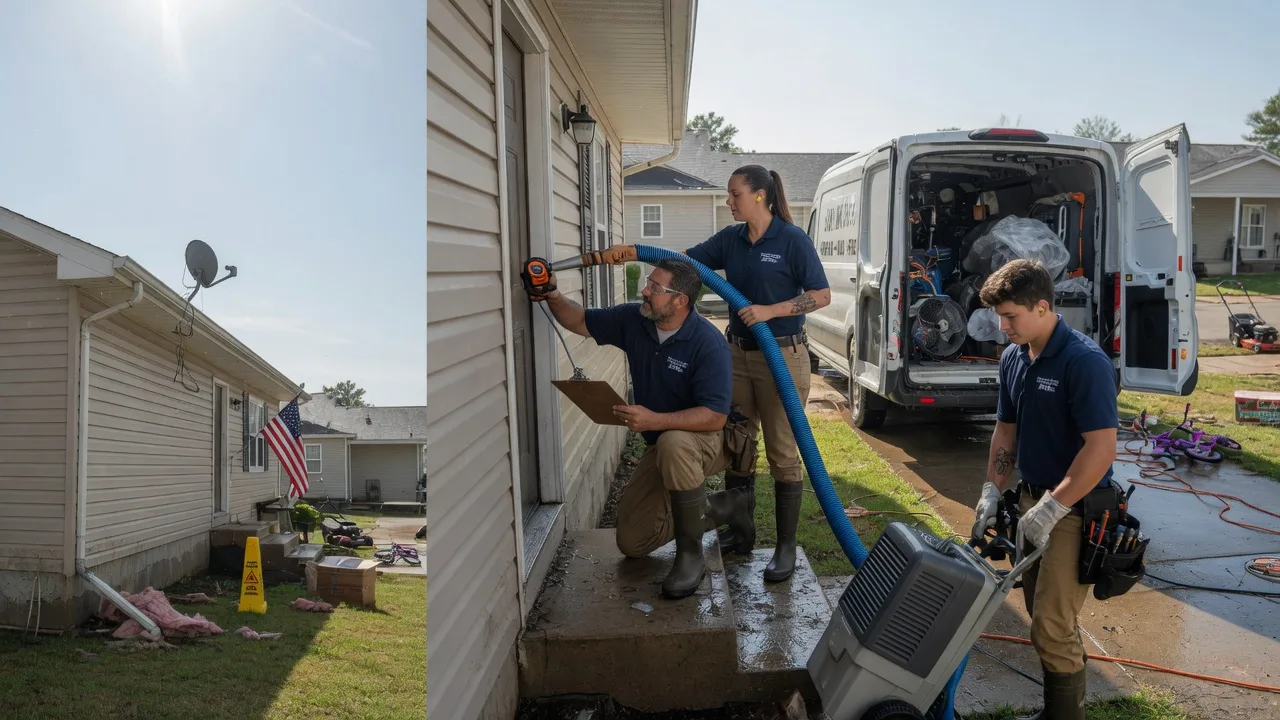 Ceiling Water Damage Restoration in Wheelersburg, OH near me